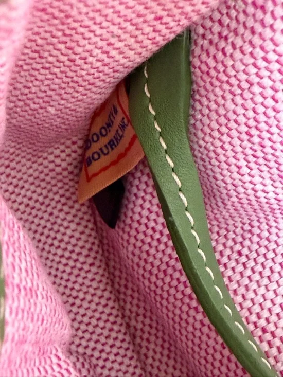 Dooney & Bourke Sullen II Mini Flap Green Pebble Leather Crossbody Purse - Picture 9 of 15